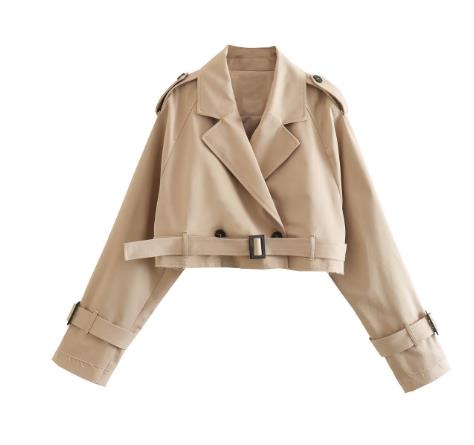 WOLFF - Trench coat com mangas ajustáveis